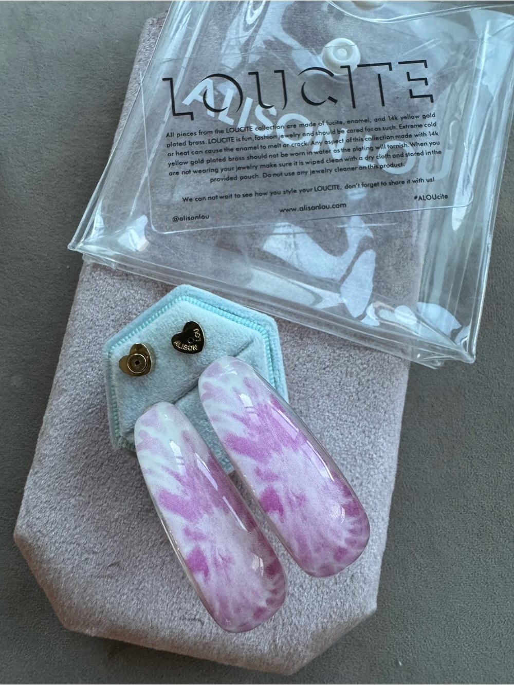 🎁 Alison Lou Loucite Pink Tie-Dye 2019 Limited Edition